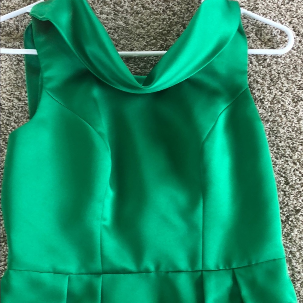Emerald green dress. Dry cleaned